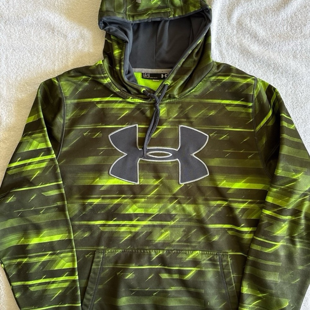 LG Green and Gray Hoodie